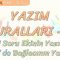 YAZIM KURALLARI – 3