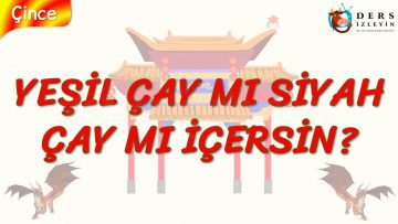 YEŞİL ÇAY MI SİYAH ÇAY MI İÇERSİN (ÇİNCE) 36. DERS