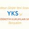 YÜKSEKÖĞRETİM KURUMLARI SINAVI TANITIMI
