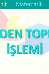 ZİHİNDEN TOPLAMA İŞLEMİ