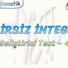 BELİRSİZ İNTEGRAL / GELİŞTİRİCİ TEST – 4