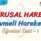 DOĞRUSAL HAREKET (İVMELİ HAREKET) / ÖĞRETİCİ TEST – 1