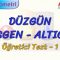 DÜZGÜN BEŞGEN – ALTIGEN / ÖĞRETİCİ TEST – 1  (TYT)