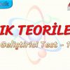IŞIK TEORİLERİ / GELİŞTİRİCİ TEST – 1