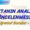 NOKTANIN ANALİTİK İNCELENMESİ / ÖĞRETİCİ SORULAR  – 1