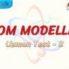 ATOM  MODELLERİ / UZMAN TEST – 2