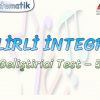 BELİRLİ İNTEGRAL / GELİŞTİRİCİ TEST – 5