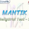 MANTIK / GELİŞTİRİCİ TEST – 3