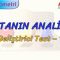NOKTANIN ANALİTİĞİ / GELİŞTİRİCİ TEST  – 1 (TYT)