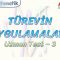 TÜREVİN UYGULAMALARI / UZMAN TEST – 3