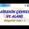 DAİRENİN ÇEVRESİ VE ALANI / GELİŞTİRİCİ TEST – 1 (TYT)