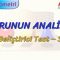 DOĞRUNUN ANALİTİĞİ / GELİŞTİRİCİ TEST – 3 (TYT)