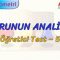 DOĞRUNUN ANALİTİĞİ / ÖĞRETİCİ TEST – 5 (TYT)