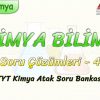 KİMYA BİLİMİ / SORU ÇÖZÜMLERİ – 4