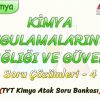 KİMYA UYGULAMALARINDA İŞ SAĞLIĞI VE GÜVENLİĞİ / SORU ÇÖZÜMLERİ – 4