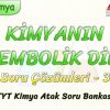 KİMYANIN SEMBOLİK DİLİ / SORU ÇÖZÜMLERİ – 3