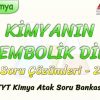 KİMYANIN SEMBOLİK DİLİ / SORU ÇÖZÜMLERİ – 2