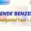 ÜÇGENDE BENZERLİK / GELİŞTİRİCİ TEST  – 2 (TYT)
