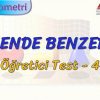 ÜÇGENDE BENZERLİK / ÖĞRETİCİ TEST  – 4 (TYT)
