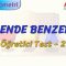ÜÇGENDE BENZERLİK / ÖĞRETİCİ TEST  – 2 (TYT)