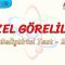 ÖZEL GÖRELİLİK / GELİŞTİRİCİ TEST – 2