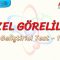 ÖZEL GÖRELİLİK / GELİŞTİRİCİ TEST – 1