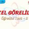 ÖZEL GÖRELİLİK / ÖĞRETİCİ TEST – 2