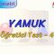 YAMUK / ÖĞRETİCİ TEST – 4 (TYT)