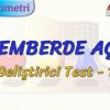ÇEMBERDE AÇI / GELİŞTİRİCİ TEST – 1 (TYT)