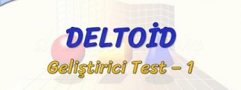 DELTOİD / GELİŞTİRİCİ TEST – 1 (TYT)
