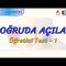 DOĞRUDA AÇILAR / ÖĞRETİCİ TEST – 1 (AYT)