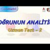 DOĞRUNUN ANALİTİĞİ / UZMAN TEST – 2 (TYT)