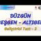 DÜZGÜN BEŞGEN – ALTIGEN / GELİŞTİRİCİ TEST – 2 (TYT)