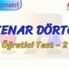 EŞKENAR DÖRTGEN / ÖĞRETİCİ TEST – 2 (TYT)