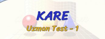 KARE / UZMAN TEST – 1 (TYT)