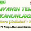 KİMYANIN TEMEL KANUNLARI / SORU ÇÖZÜMLERİ – 2