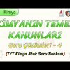 KİMYANIN TEMEL KANUNLARI / SORU ÇÖZÜMLERİ – 4