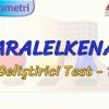 PARALELKENAR / GELİŞTİRİCİ TEST – 1 (TYT)