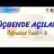 ÜÇGENDE AÇILAR / ÖĞRETİCİ TEST – 3 (AYT)
