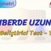ÇEMBERDE UZUNLUK / GELİŞTİRİCİ TEST – 1 (TYT)