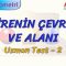 DAİRENİN ÇEVRESİ VE ALANI / UZMAN TEST –  2 (TYT)