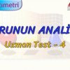 DOĞRUNUN ANALİTİĞİ / UZMAN TEST –  4 (TYT)