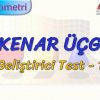 EŞKENAR ÜÇGEN / GELİŞTİRİCİ TEST – 1 (AYT)