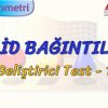 ÖKLİD BAĞINTILARI / GELİŞTİRİCİ TEST – 1 (AYT)