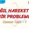 BAĞIL HAREKET VE NEHİR PROBLEMLERİ / UZMAN TEST – 1