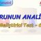 DOĞRUNUN ANALİTİĞİ / GELİŞTİRİCİ TEST – 6 (AYT)