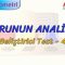 DOĞRUNUN ANALİTİĞİ / GELİŞTİRİCİ TEST – 4 (AYT)