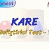 KARE / GELİŞTİRİCİ TEST – 1 (AYT)