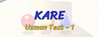 KARE / UZMAN TEST – 1 (AYT)