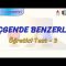 ÜÇGENDE BENZERLİK / ÖĞRETİCİ TEST – 3 (AYT)